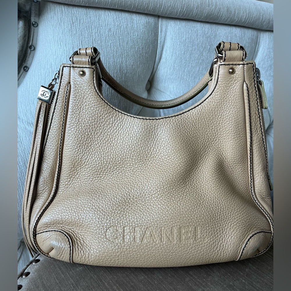 Authentic Vintage CHANEL Tassel Hobo